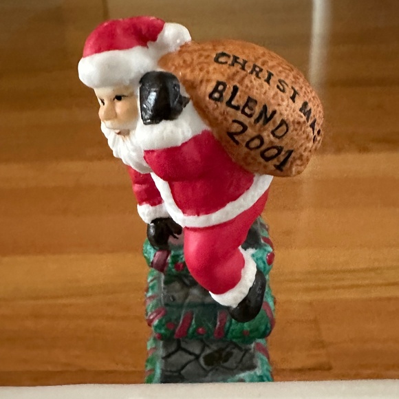 Starbucks Barista 2001 Lighted Christmas House Santa Sumatra Christmas Blend - Picture 7 of 16